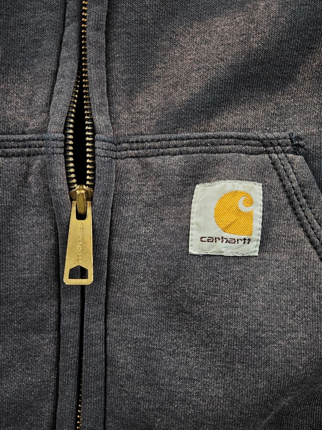 칼하트 다잉 워시드 커스텀 스웻 후드 집업 ( L ) / 10881 상품이미지7