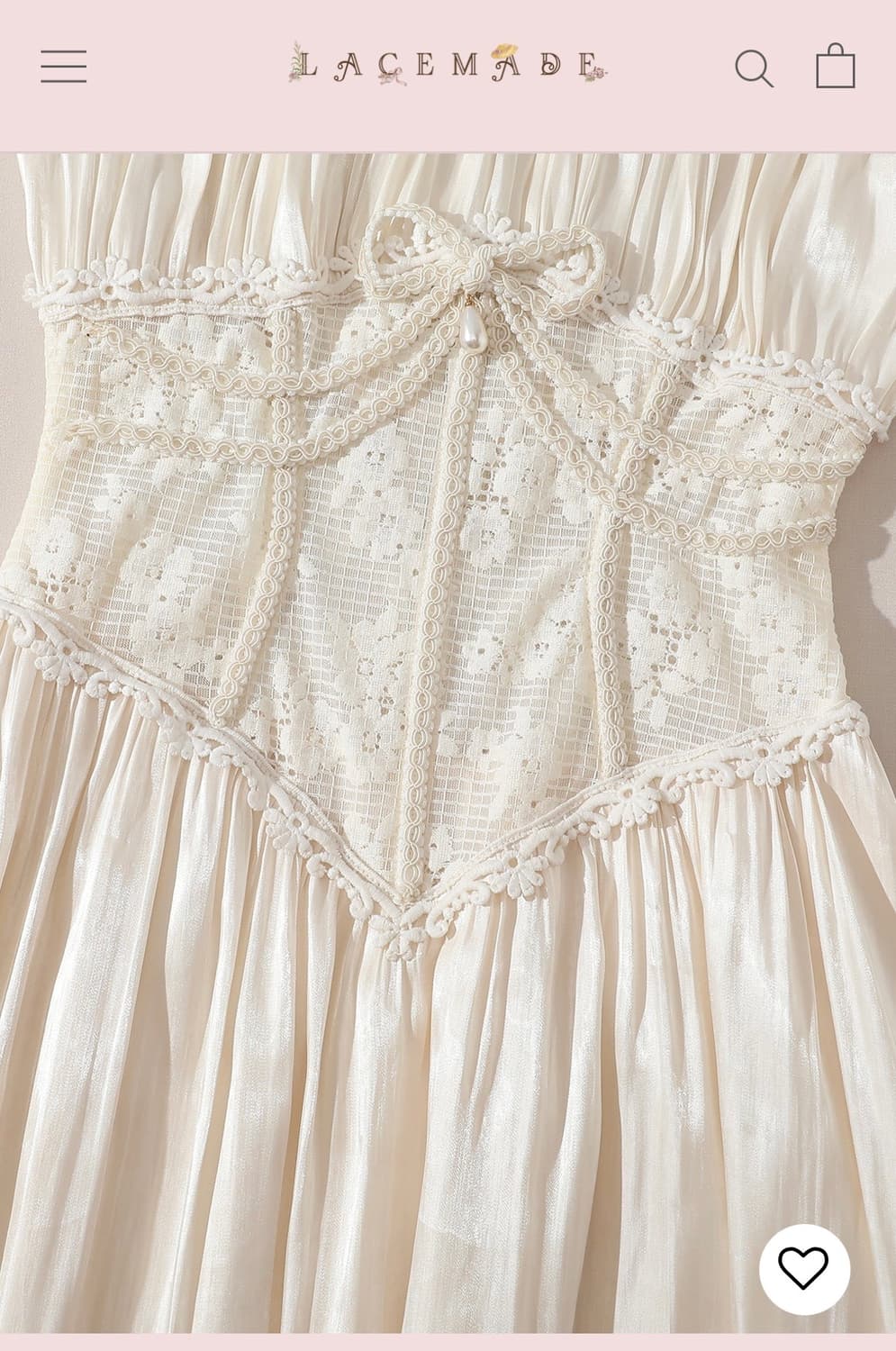 Lacemade 레이스메이드 코르셋 드레스 S 상품이미지6