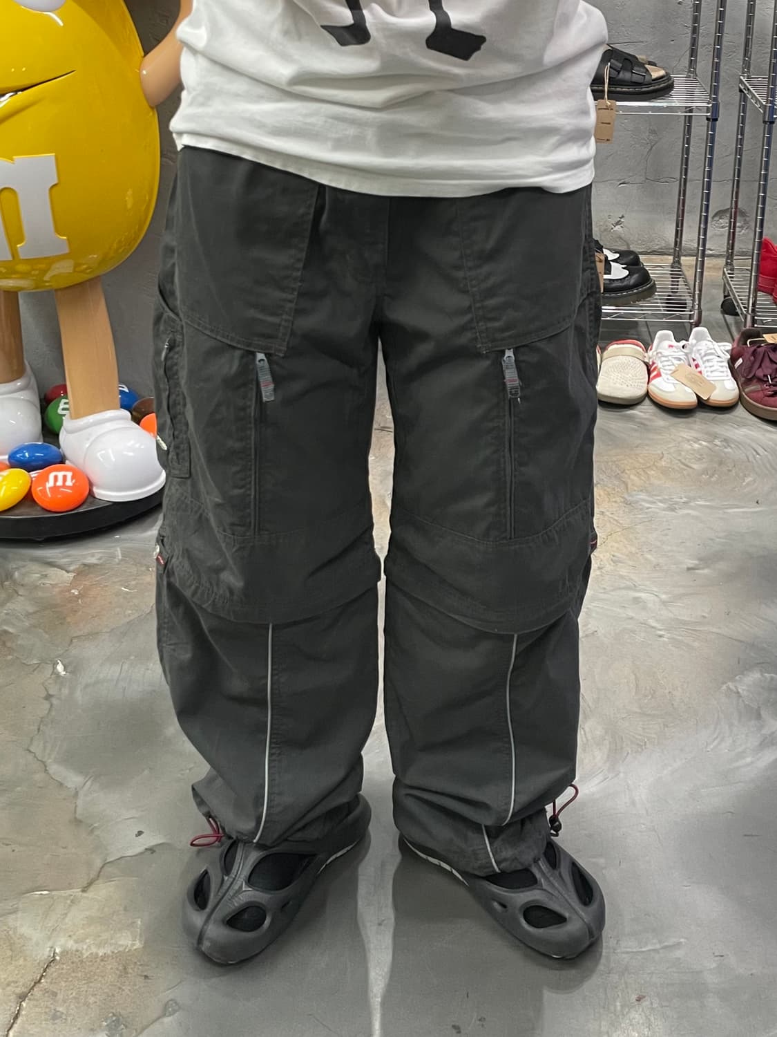 쉐브레 컨버터블 와이드 카고팬츠 상품이미지9