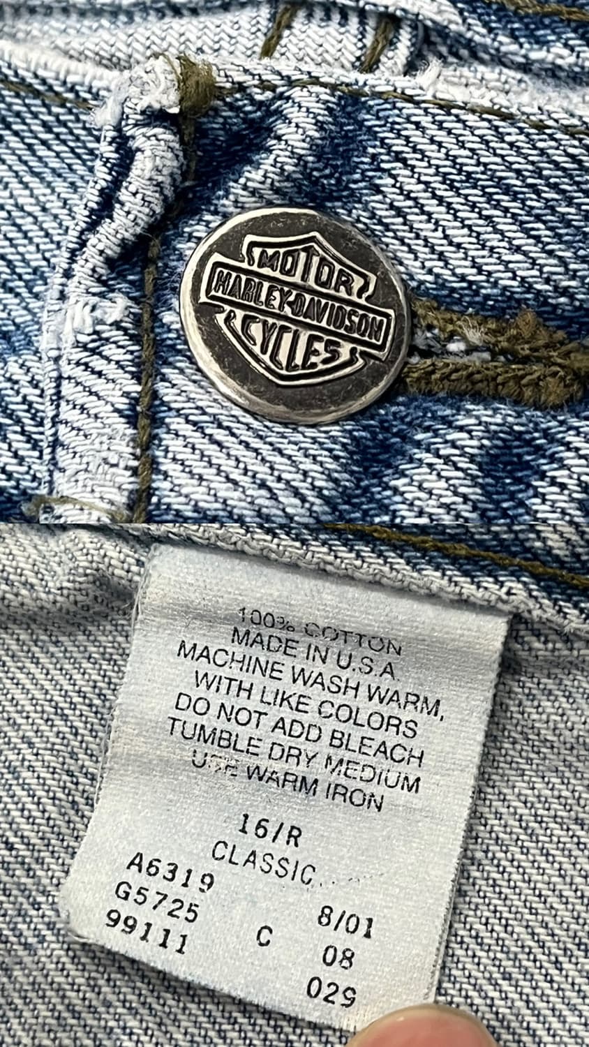 00s Harley Davidson denim pants 🇺🇸 상품이미지7