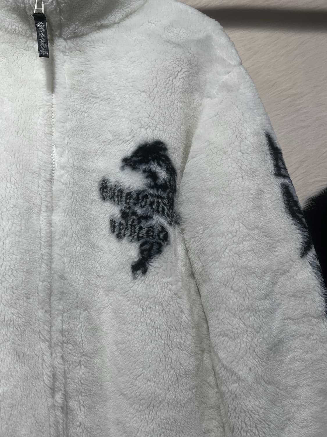 프린팅 오버핏 플리스 집업 상품이미지4