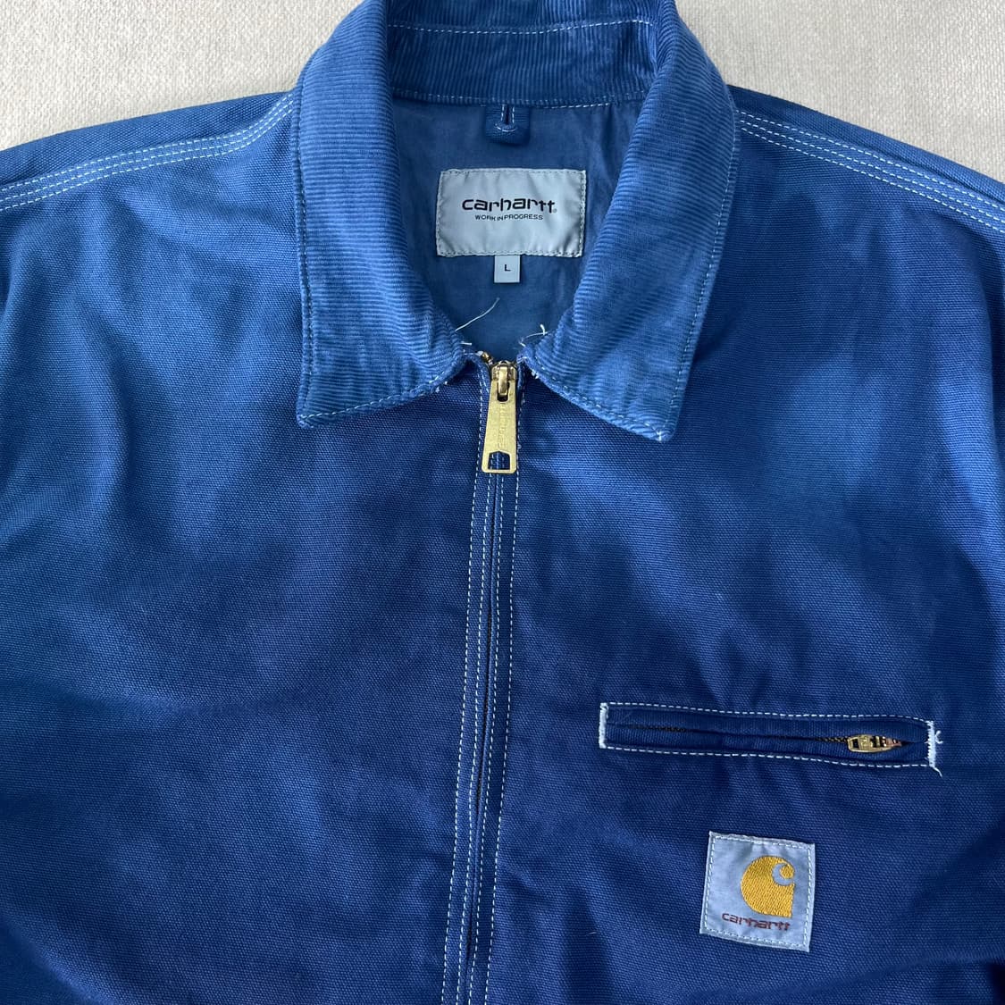 100 칼하트 WIP 스카이블루 디트로이트 워크자켓  상품이미지3