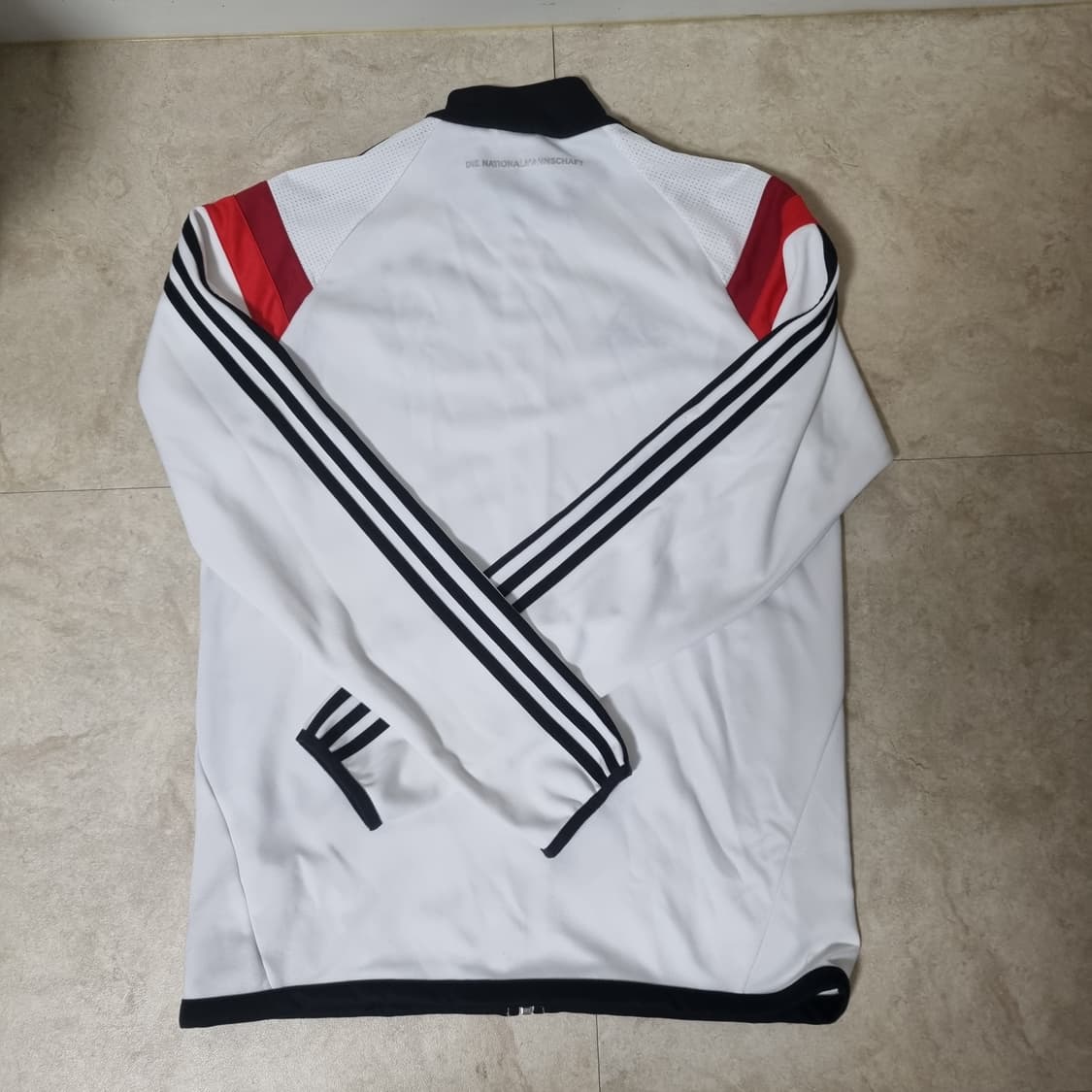 아디다스 독일 져지 화이트 흰색 흰검 상품이미지2