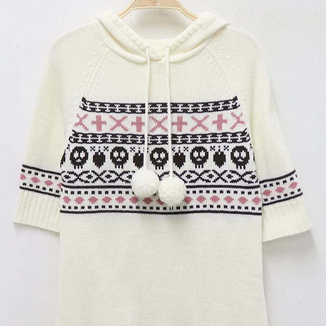 J-HONEY 울 후드 반팔 니트 원피스 63290 상품이미지3