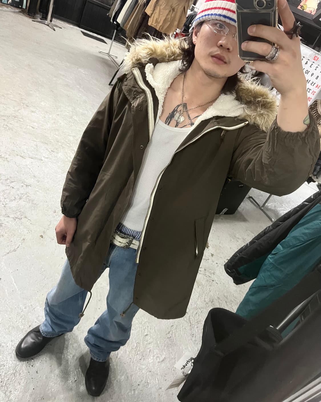 niko and moz fur coat 상품이미지2