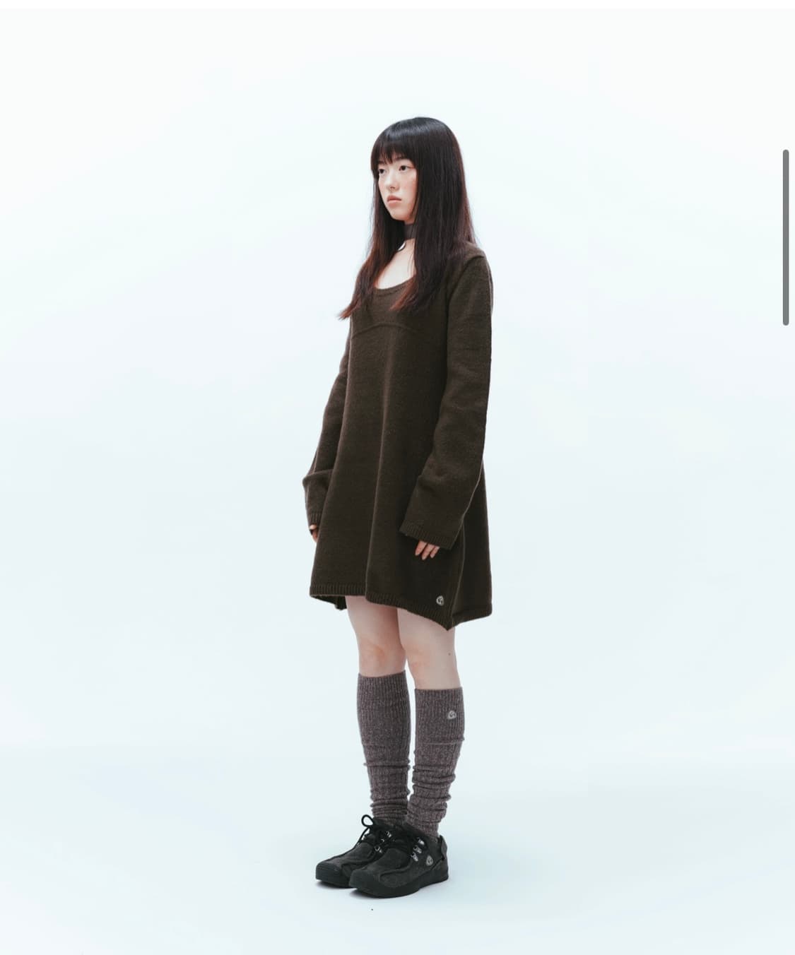 코이세이오 부클 원피스 브라운 2사이즈 상품이미지2