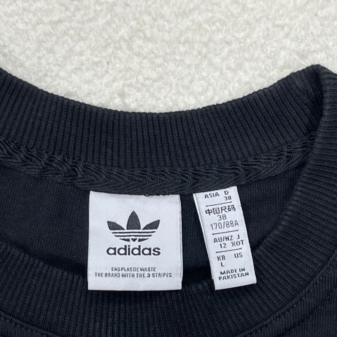 ADIDAS 파이어버드 블랙 원피스 L 상품이미지4
