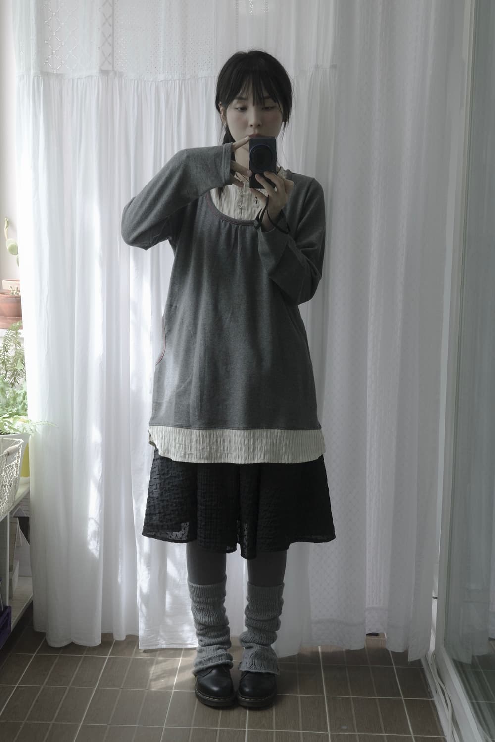 Roll layered T-shirt 상품이미지8