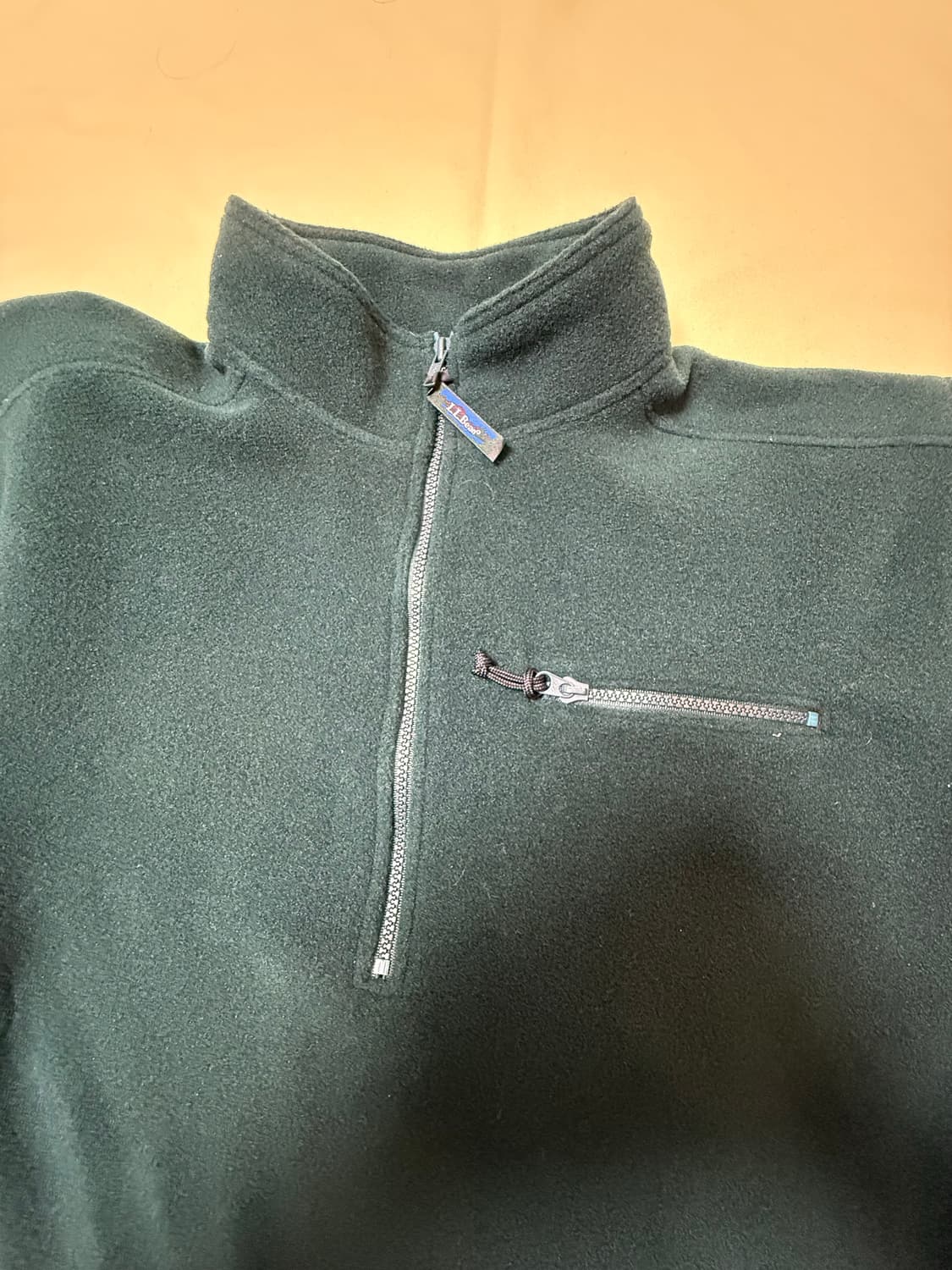 엘엘빈 헤비 플리스 풀오버 그린 90s 상품이미지3