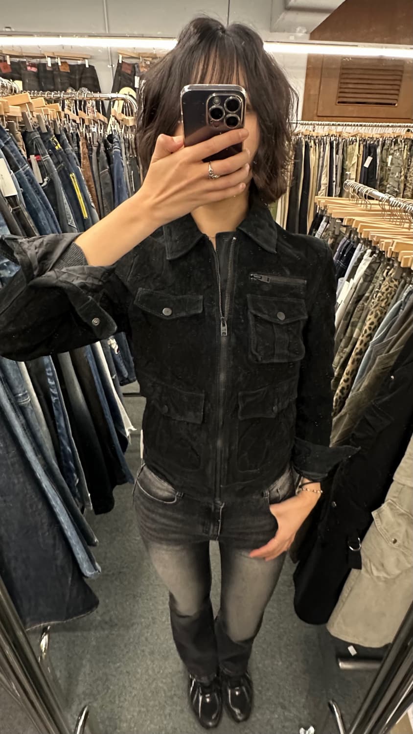 스웨이드 다중포켓 상품이미지1