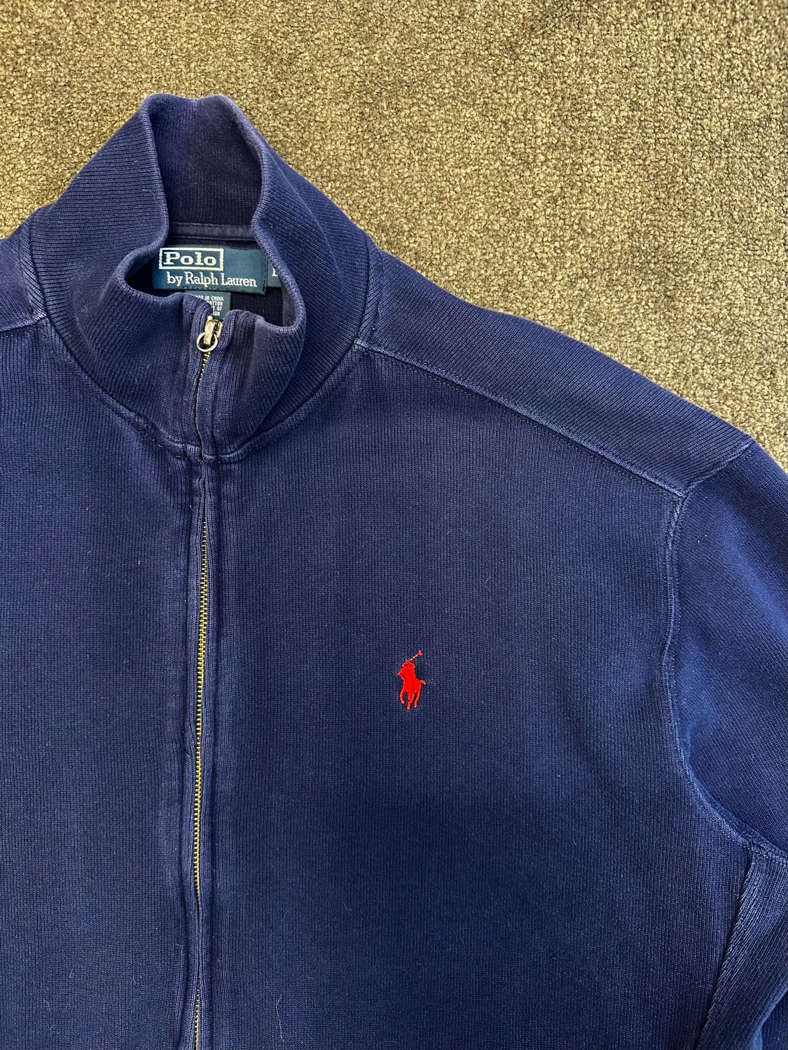 폴로 랄프로렌 네이비 집업 가디건 L 상품이미지2