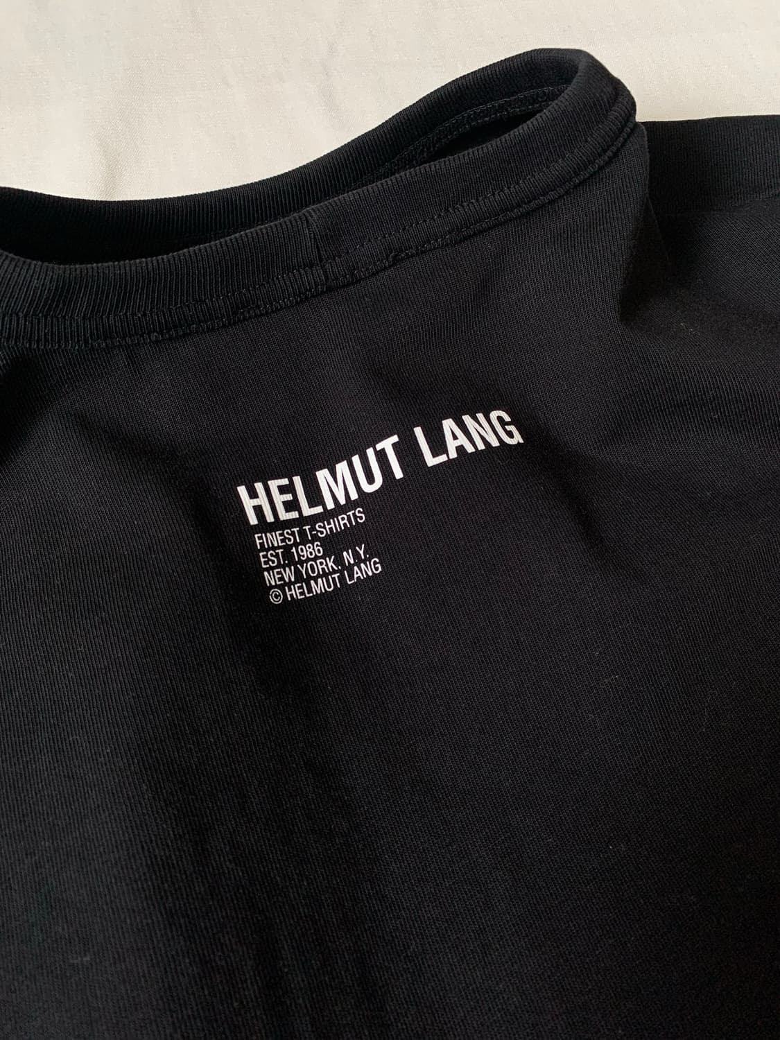 Helmut Lang crumpled logo tee 상품이미지6