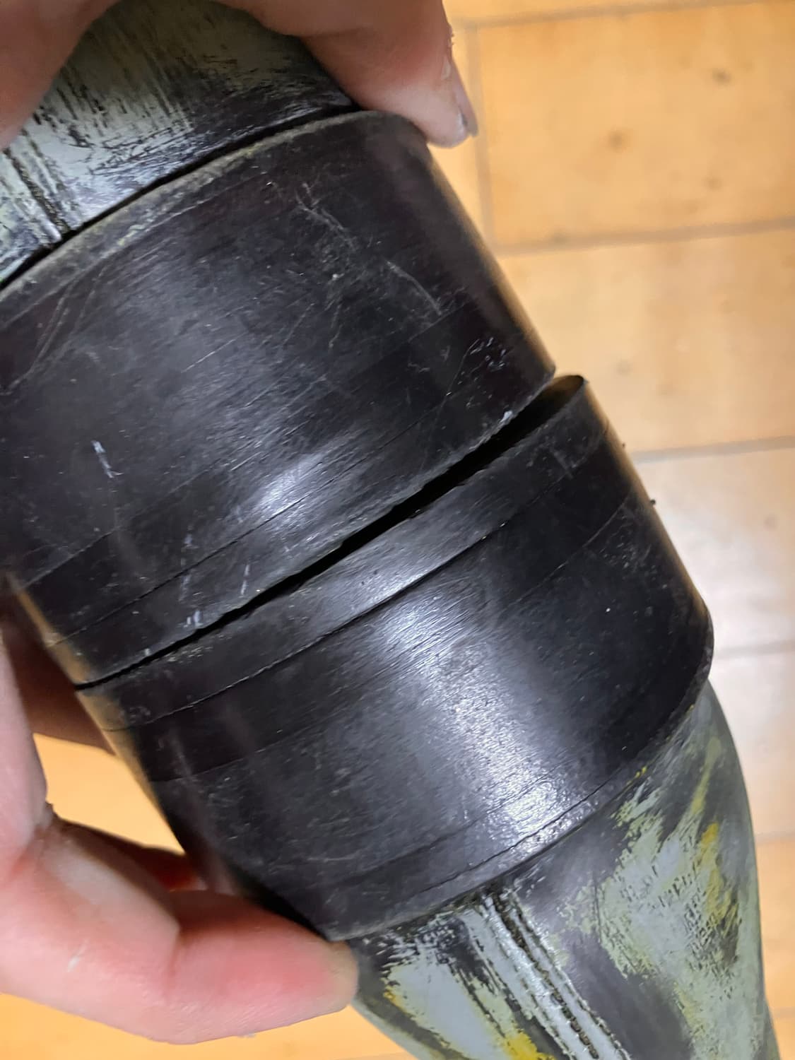 Japanese 90s 러스트 페인티드 스퀘어토 부츠 270 상품이미지5