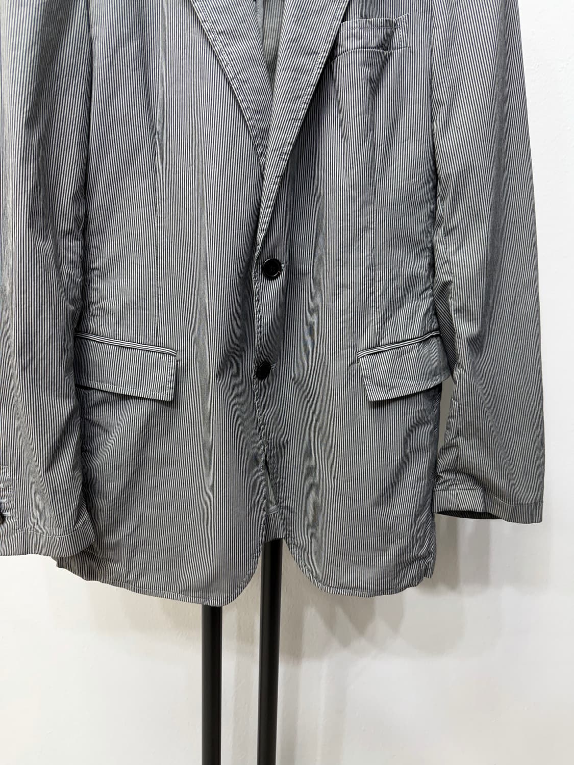 정품) 프라다 남성 스트라이프 패턴 남성 자켓 54(105) 상품이미지3