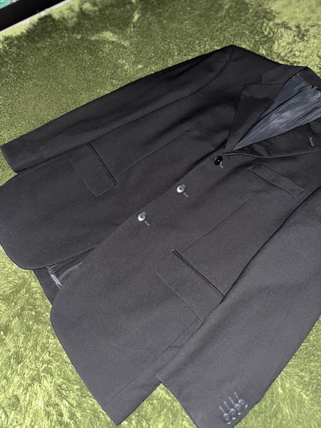 칸사이 야마모토 옴므 클래식 핏 블레이저 자켓 블랙 상품이미지3