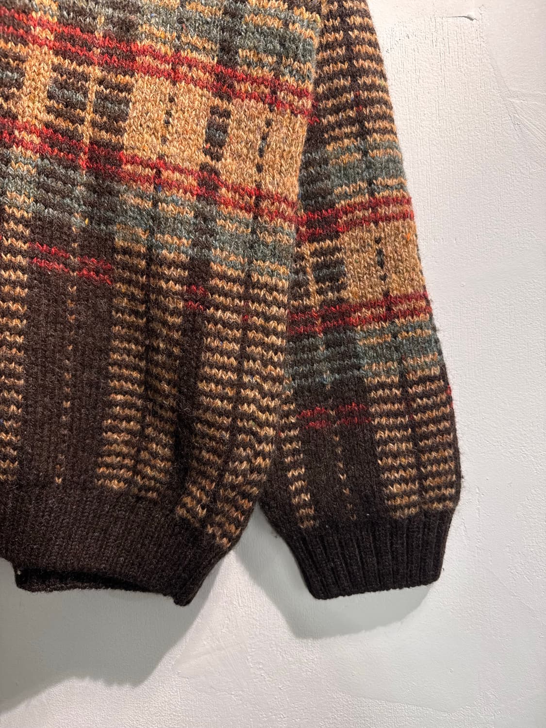 LL BEAN 엘엘빈 1980년대 빈티지 울 100% 니트 L C507 상품이미지5