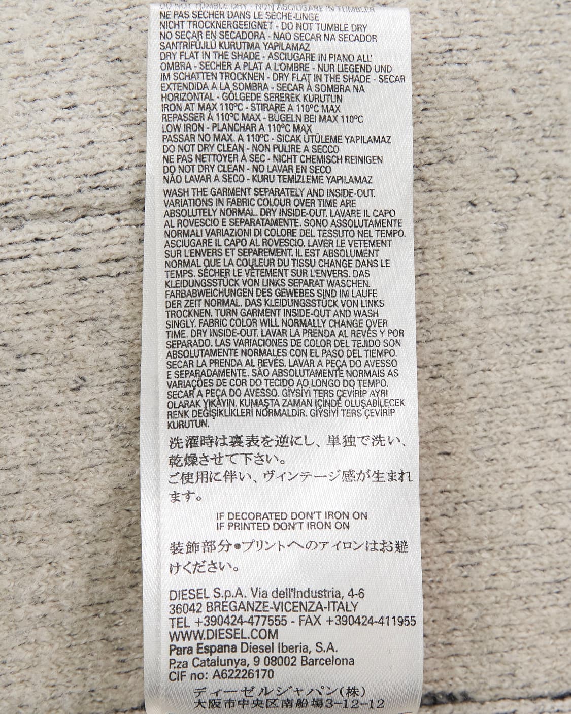 DIESEL 포켓 베스트 니트 가디건 상품이미지5