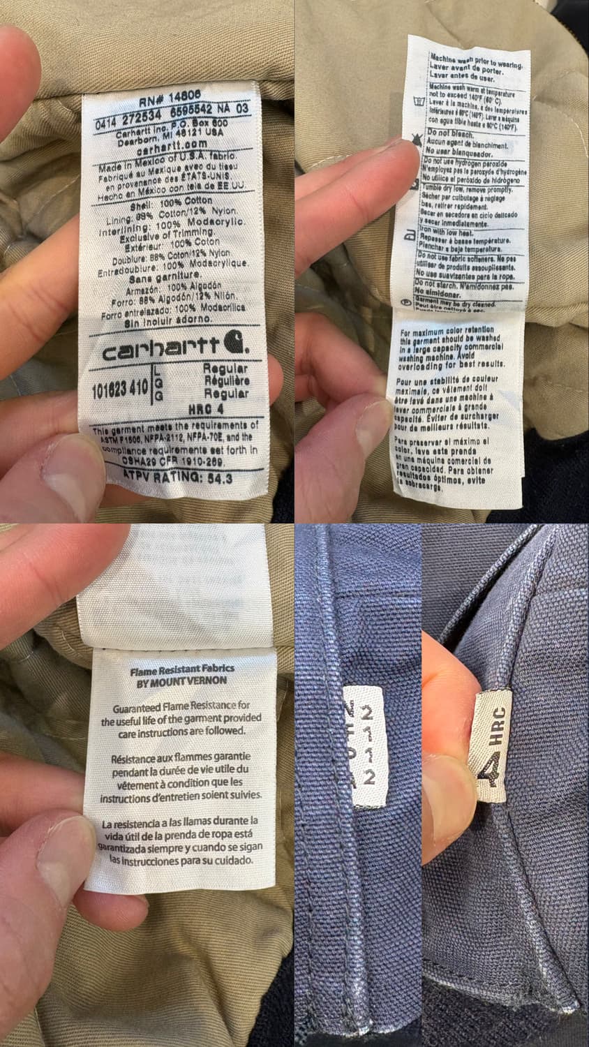 칼하트 FR J195 워크 자켓  상품이미지10