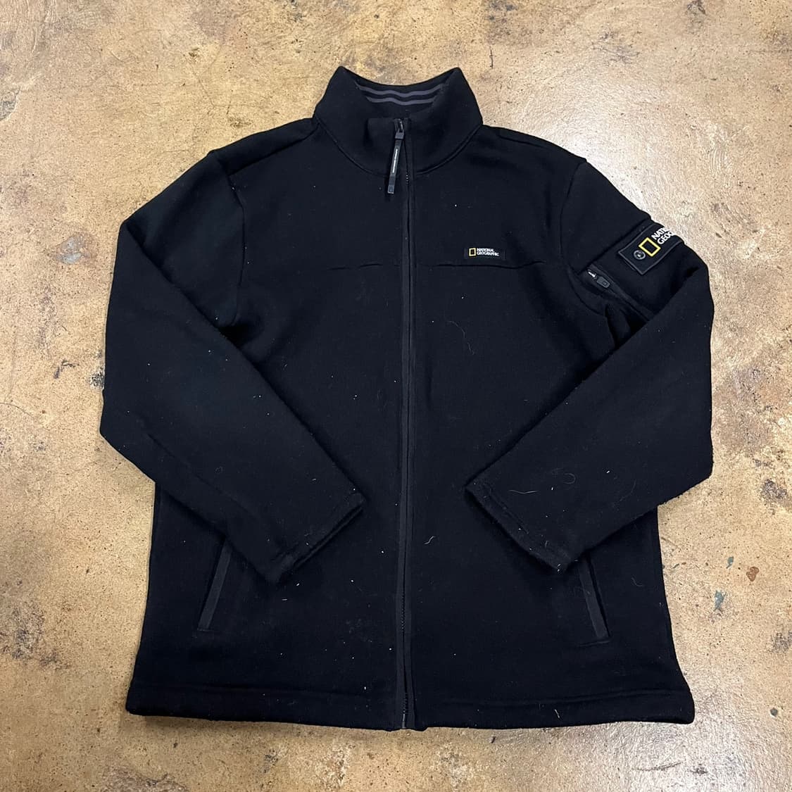 [정품/XL] 내셔널지오그래픽 블랙 기모 자켓 b10 상품이미지2