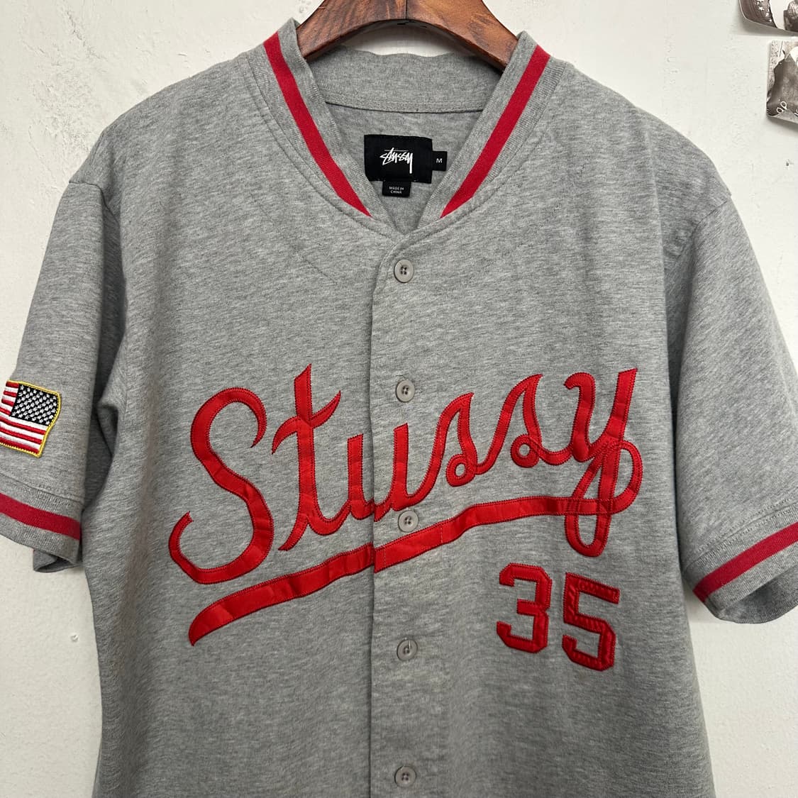 스투시 베이스볼 셔츠 상품이미지2