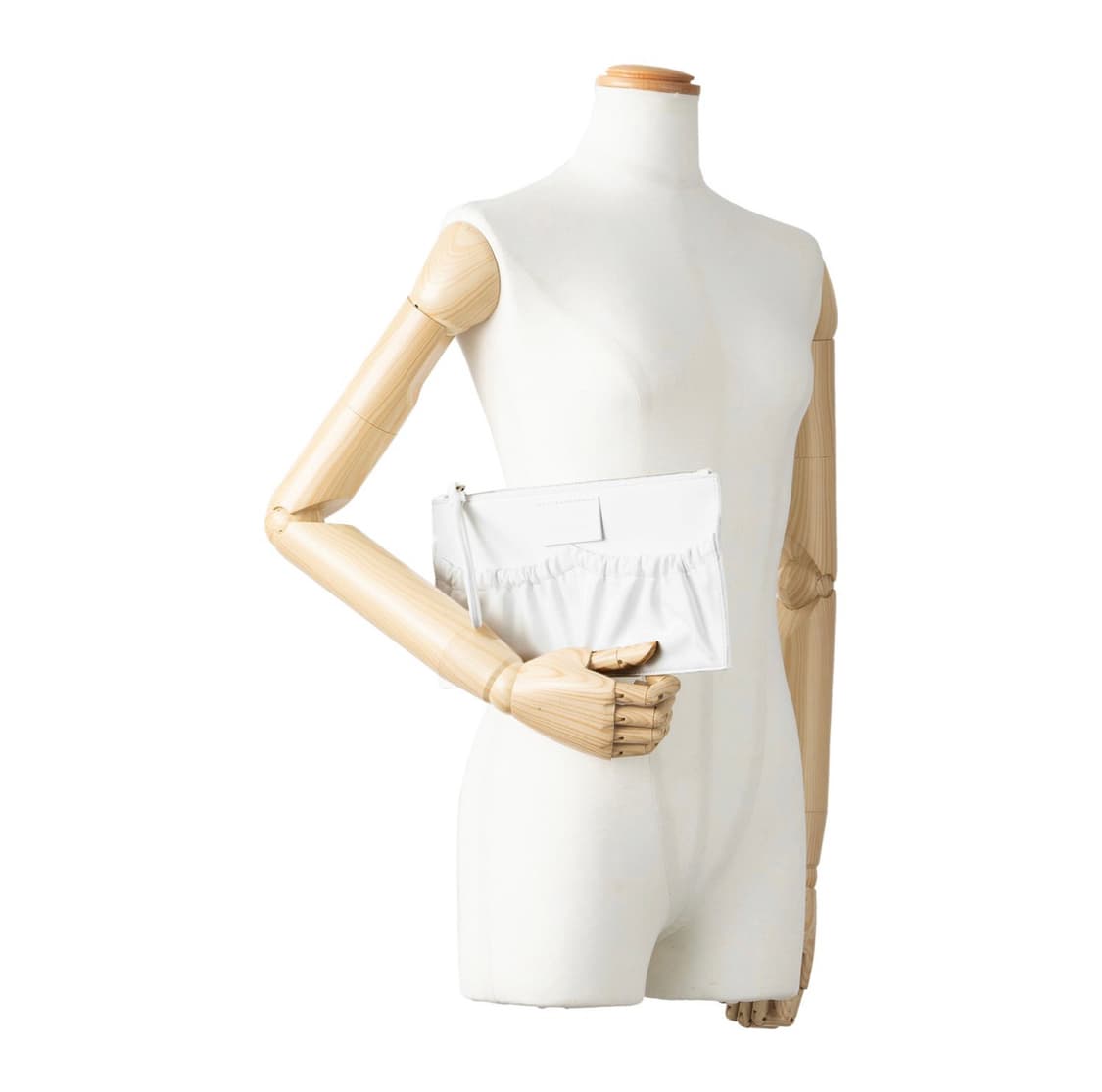 마르지엘라 여성 화이트 손목스트랩 스퀘어 클러치 80% 상품이미지7