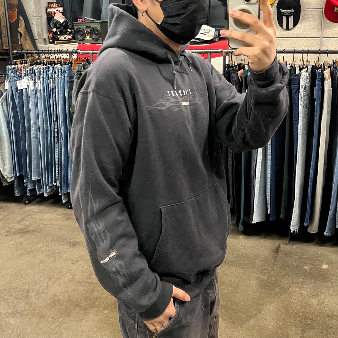 00s 할리데이비슨 플레임 후드 (105) 상품이미지7