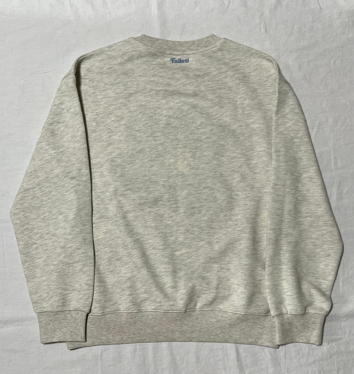 M) 팔렛 부클 플라워 맨투맨 오트밀 상품이미지5