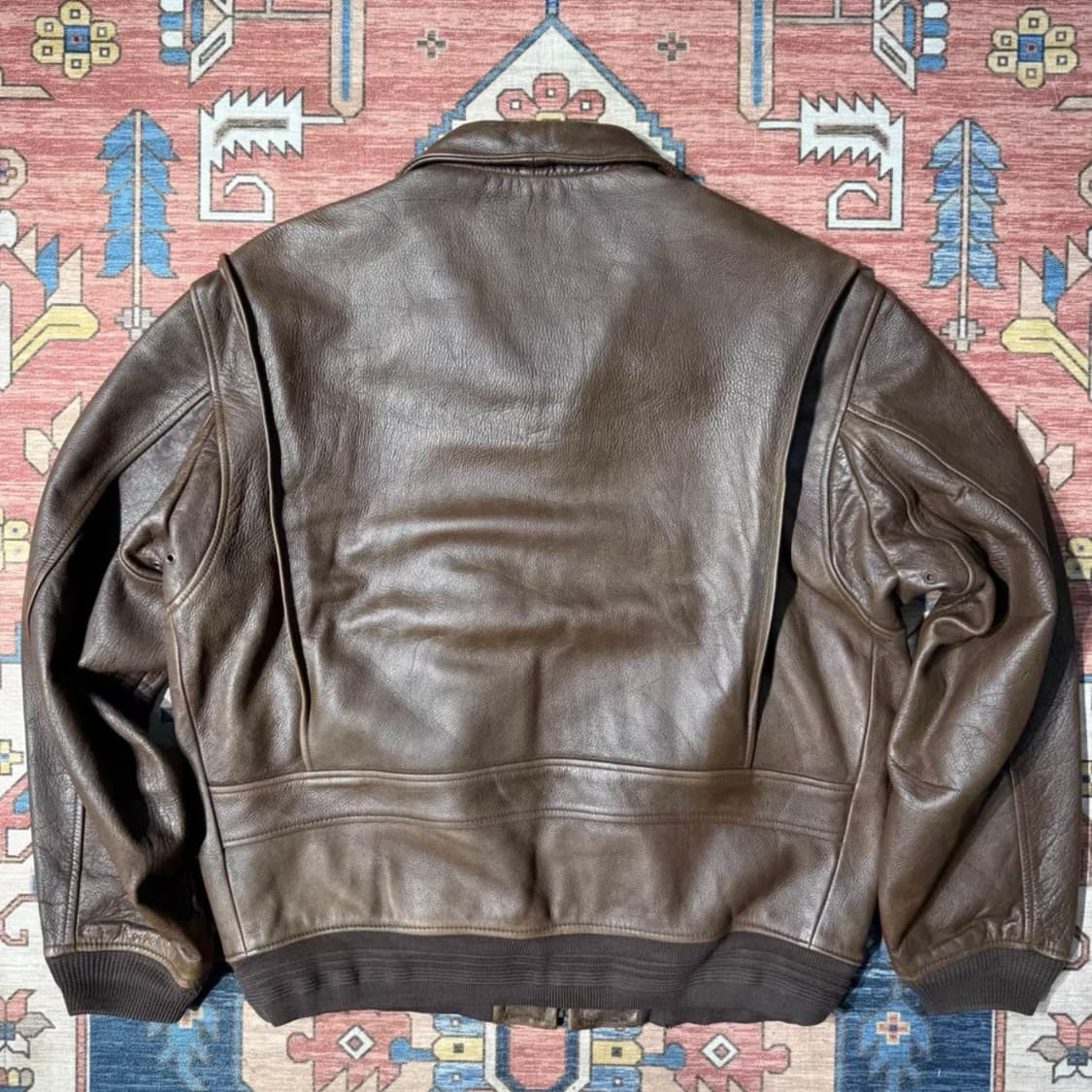 90s Vintage H.D.LEE 헤비 카우하이드 G-1 플 상품이미지2