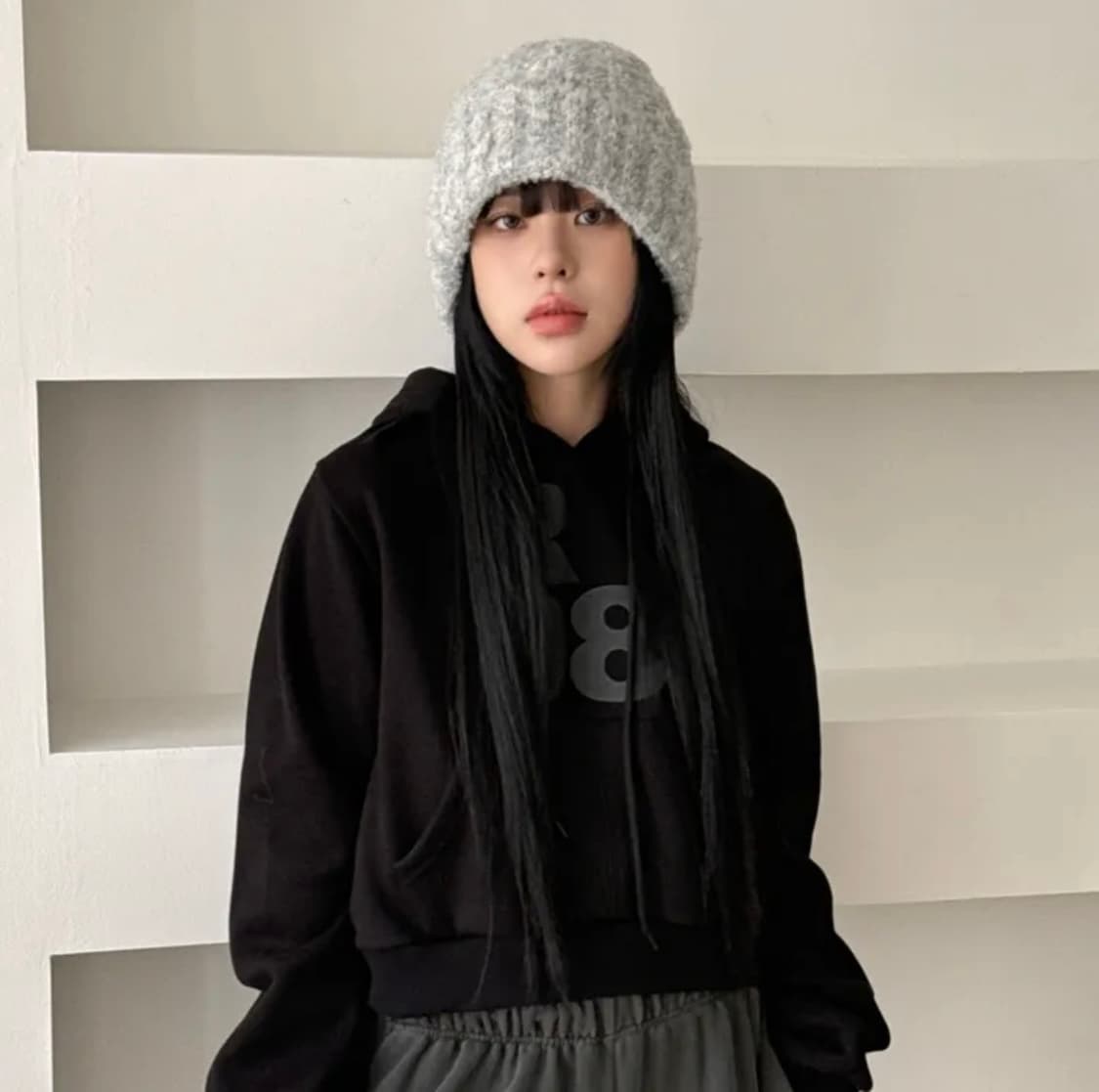 소두핏 빅 뽀글 비니 모자 상품이미지1