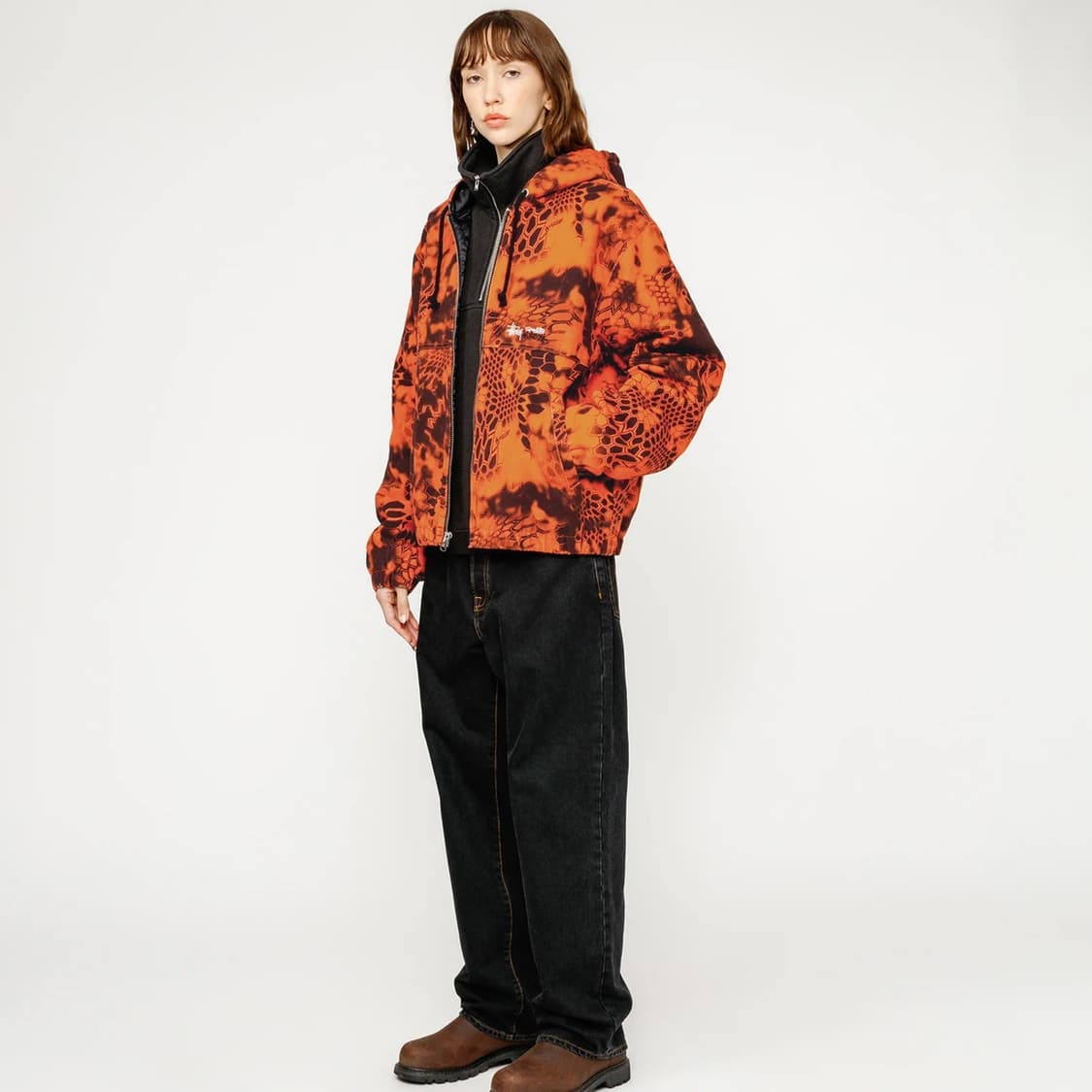 스투시 워크 자켓 크립텍 카모  새상품XL 상품이미지5