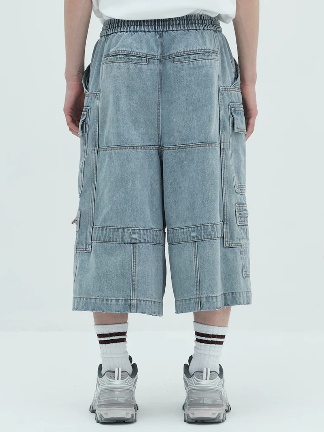 [50] 준지 25FW 데님 카고 쇼츠 반바지 상품이미지9