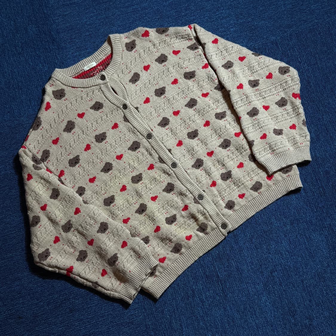 빈티지 모리걸 니트 가디건 상품이미지1