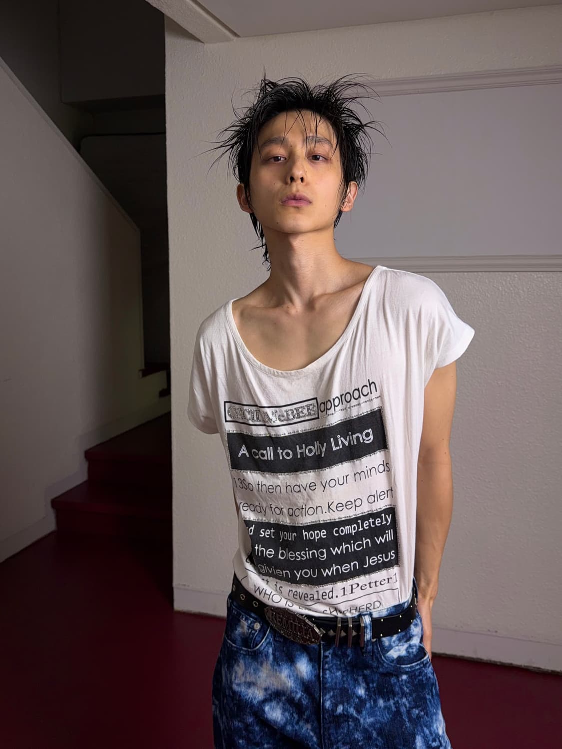 Cecil McBee 와이드 넥 T 상품이미지2