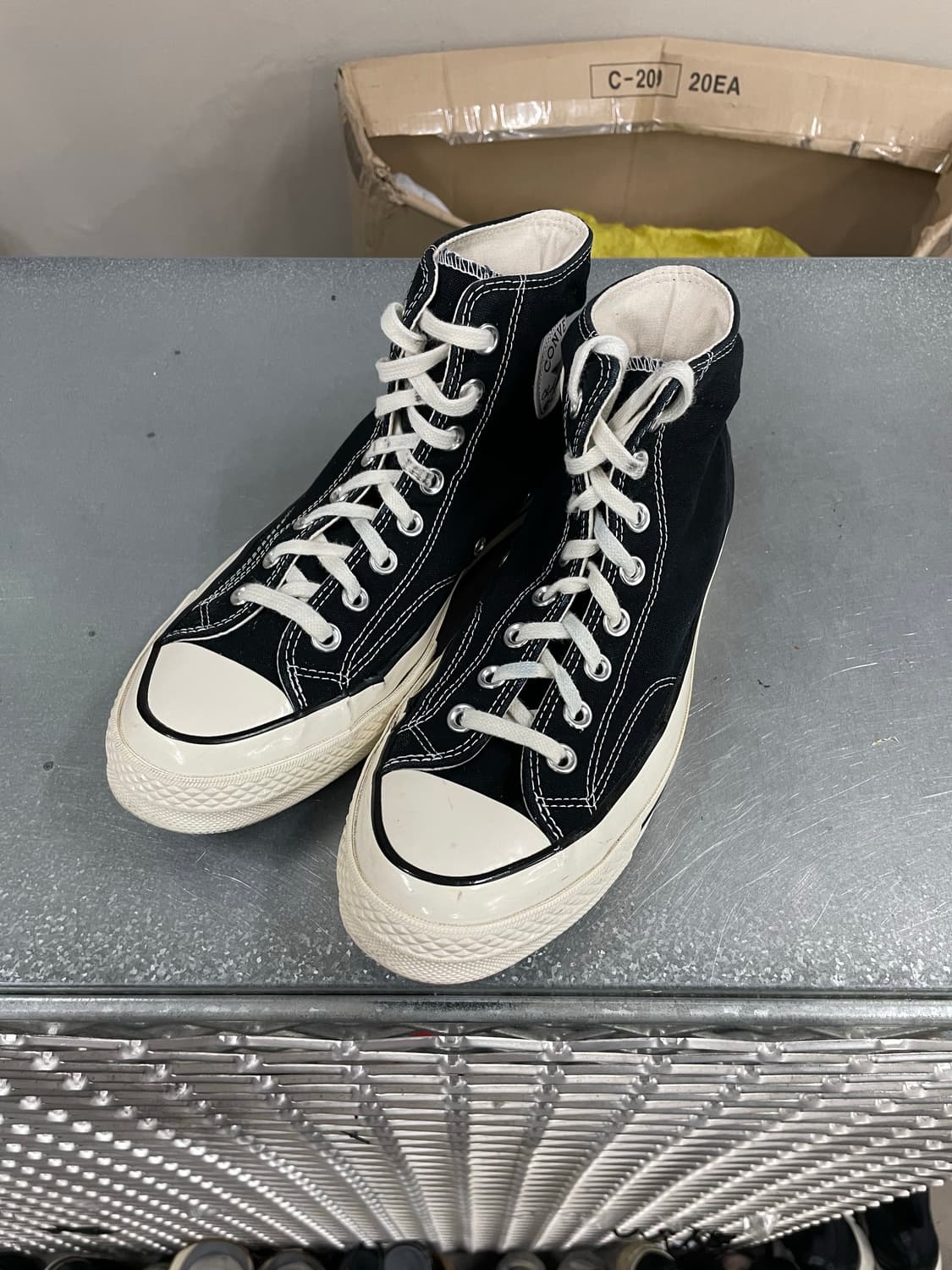 컨버스 척 70 하이 블랙 275 상품이미지2