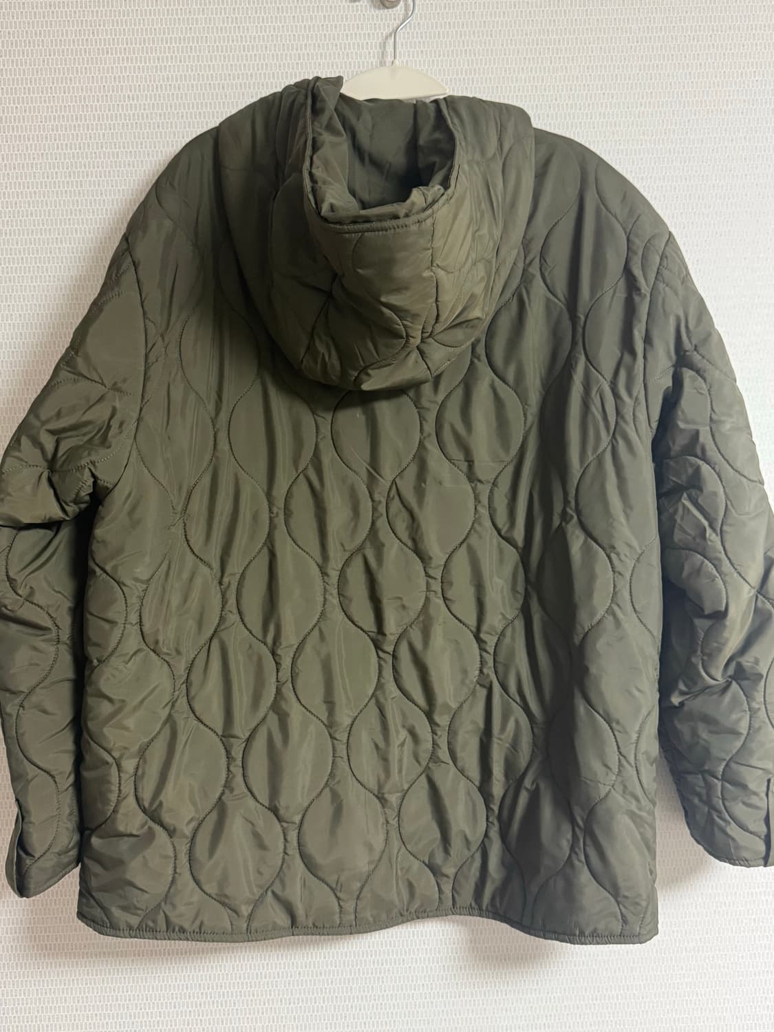 코드그라피 피쉬테일 레이어드 후드 롱파카 상품이미지5