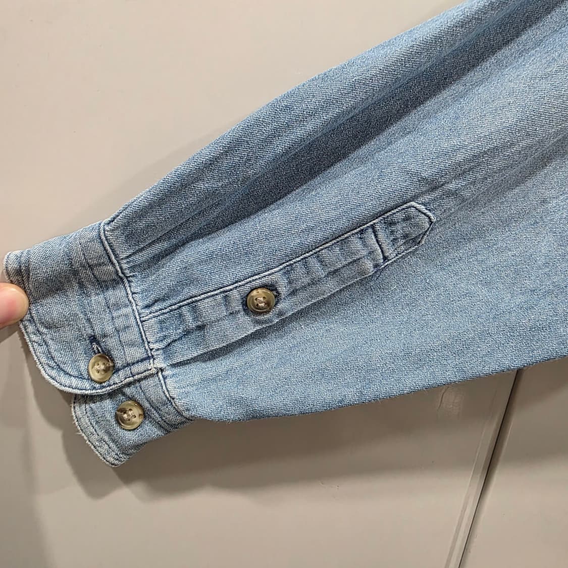 빈티지 캐슬바커스 워싱 데님 셔츠 청남방 상품이미지7