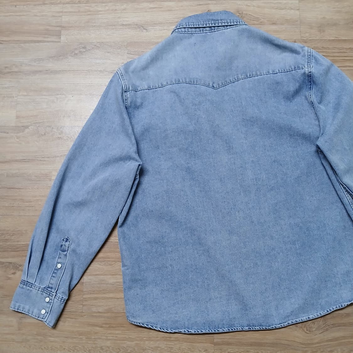 PLAC mergo 콜라보 웨스턴 데님 청셔츠 남방 플랙 메르고 상품이미지6