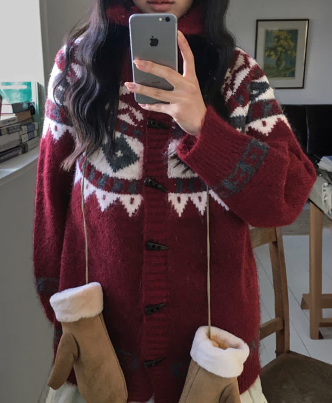 떡볶이 코트 니트 가디건 새상품 상품이미지2