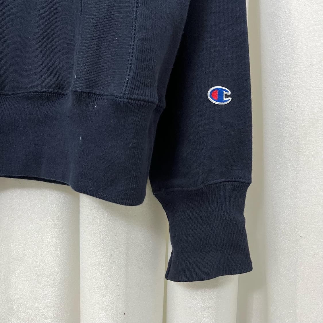챔피온 네이비 자수로고 후드티 상품이미지5