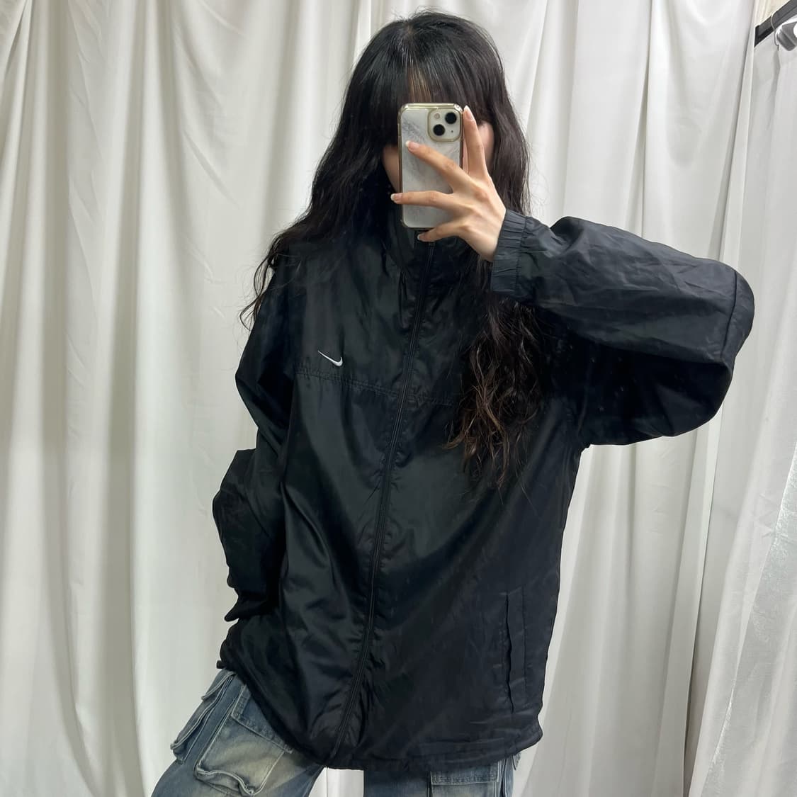 Nike black windbreak jacket 상품이미지1