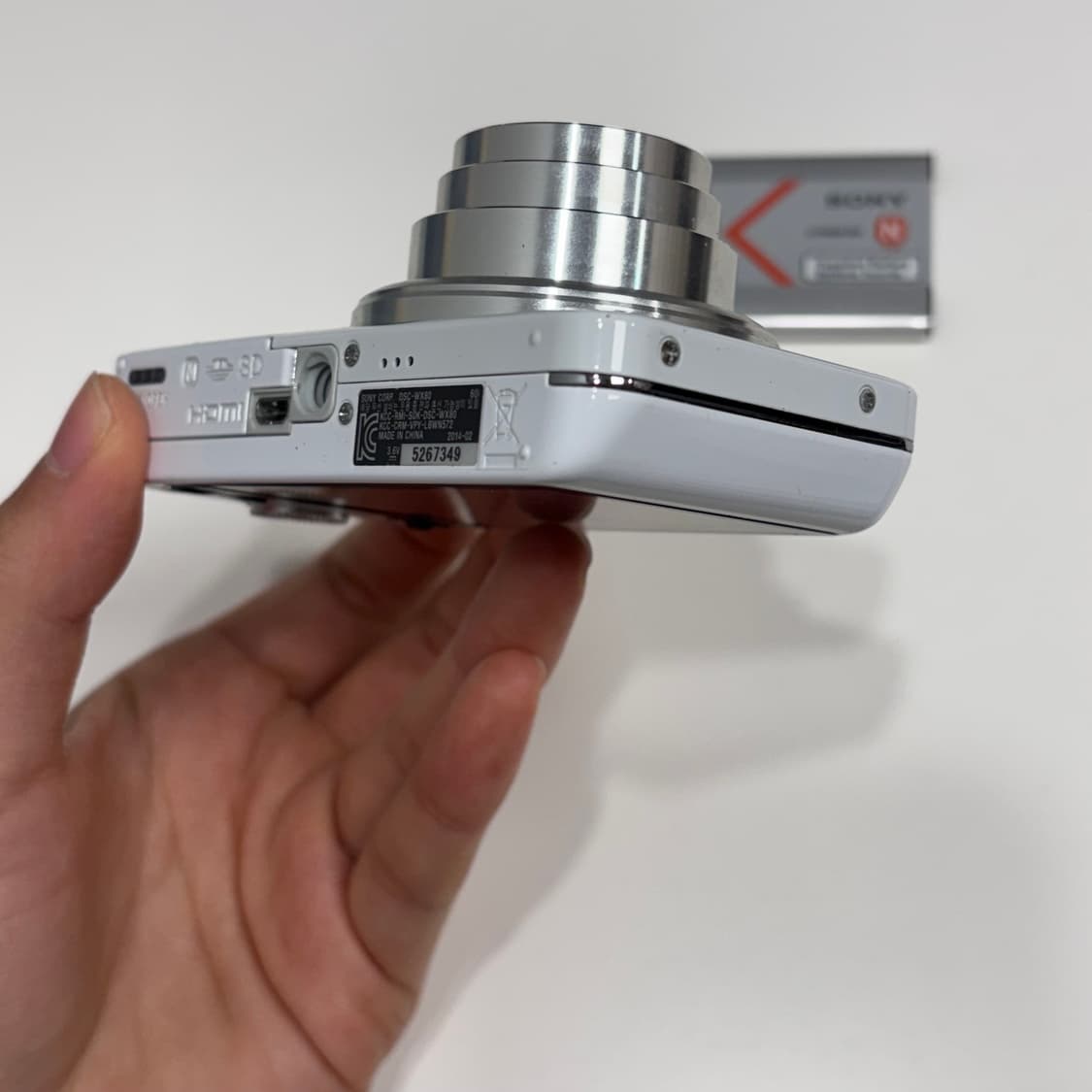 소니 사이버샷 DSC-WX80 화이트 디카 (고장/ 전시용•부품용) 상품이미지5