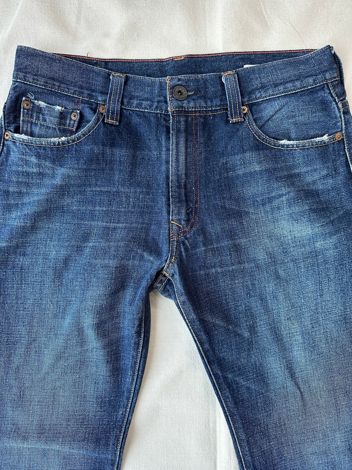 34x33 리바이스 프리미엄 그린탭 워싱진 오다기리죠진 상품이미지2