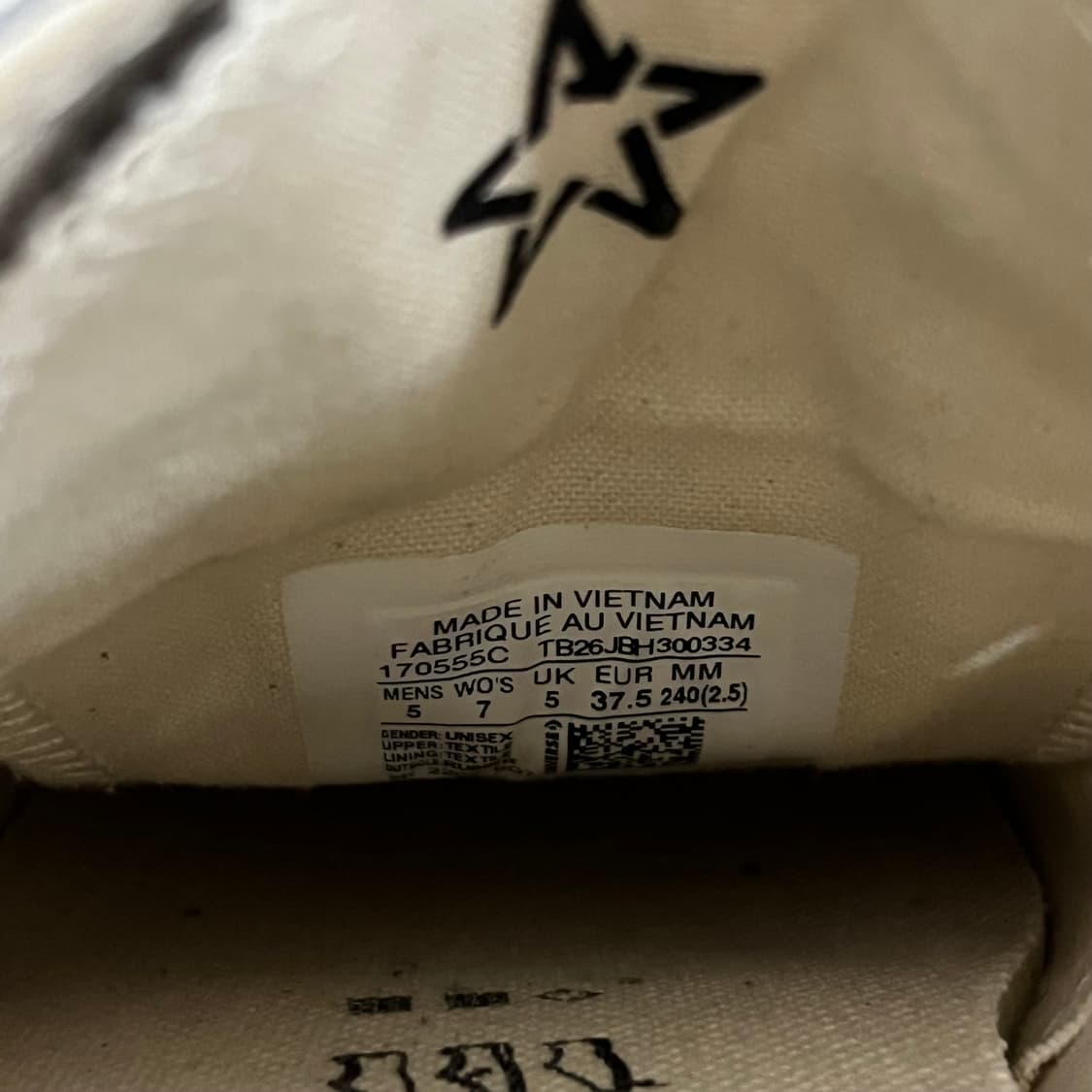 컨버스 척 70 빈티지 캔버스 울프그레이 240 상품이미지7