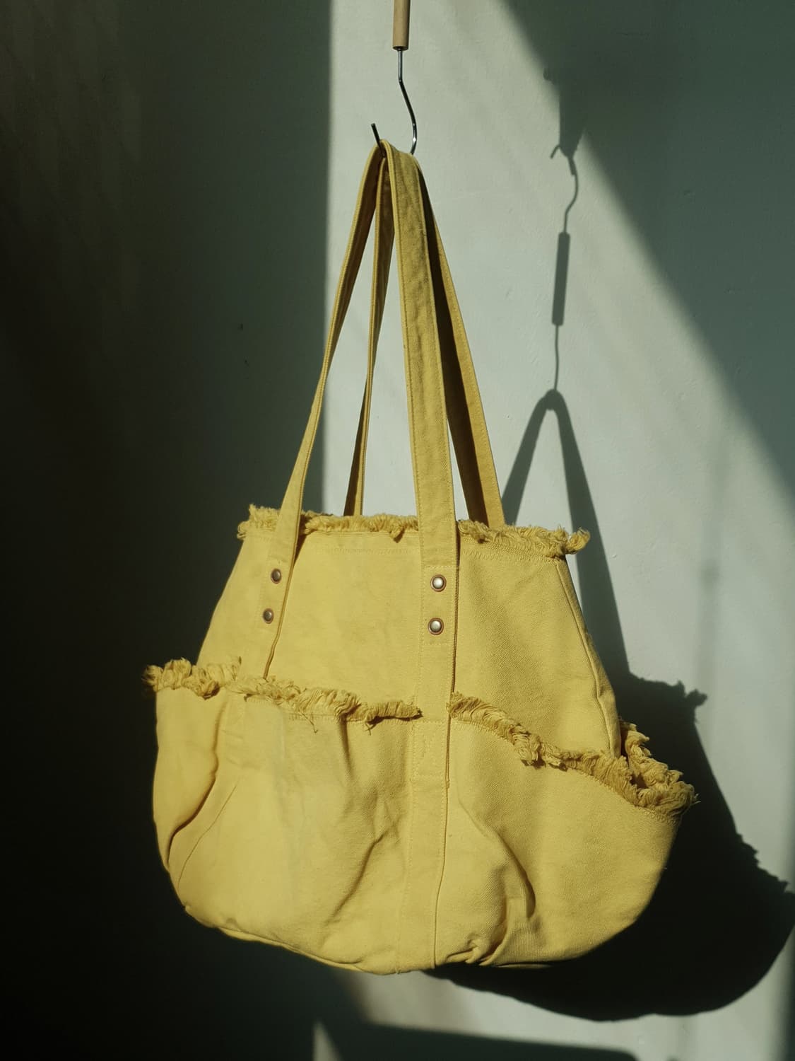 KAPITAL Fringe Canvas Tote Bag 상품이미지4