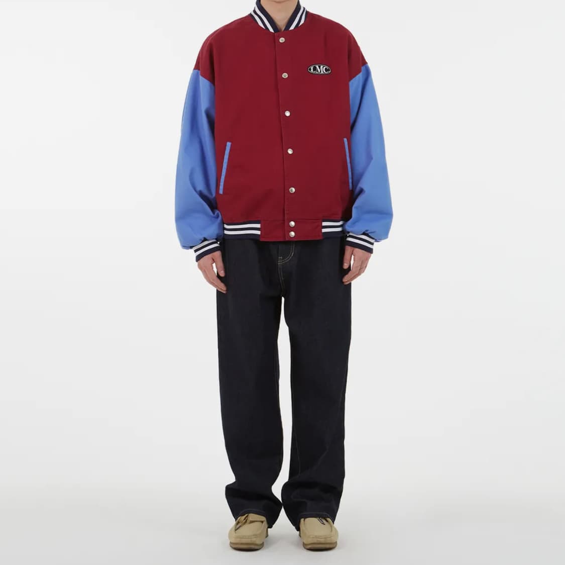 Lmc oval washed baseball jacket M  상품이미지3