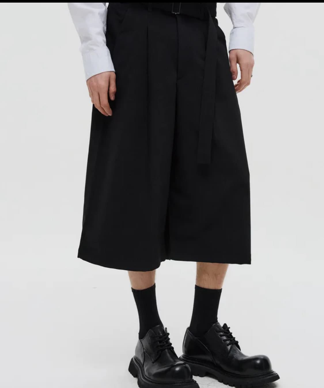 벨티드 버뮤다 슬랙스 상품이미지1