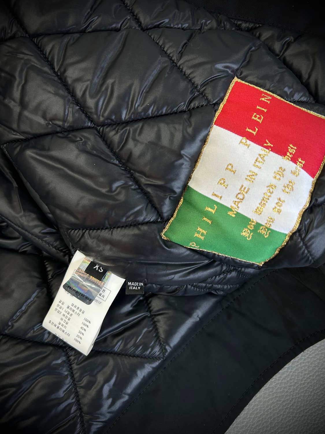 필립 플레인 여성 더플 블랙 라쿤퍼 패딩 자켓(XS) 상품이미지9