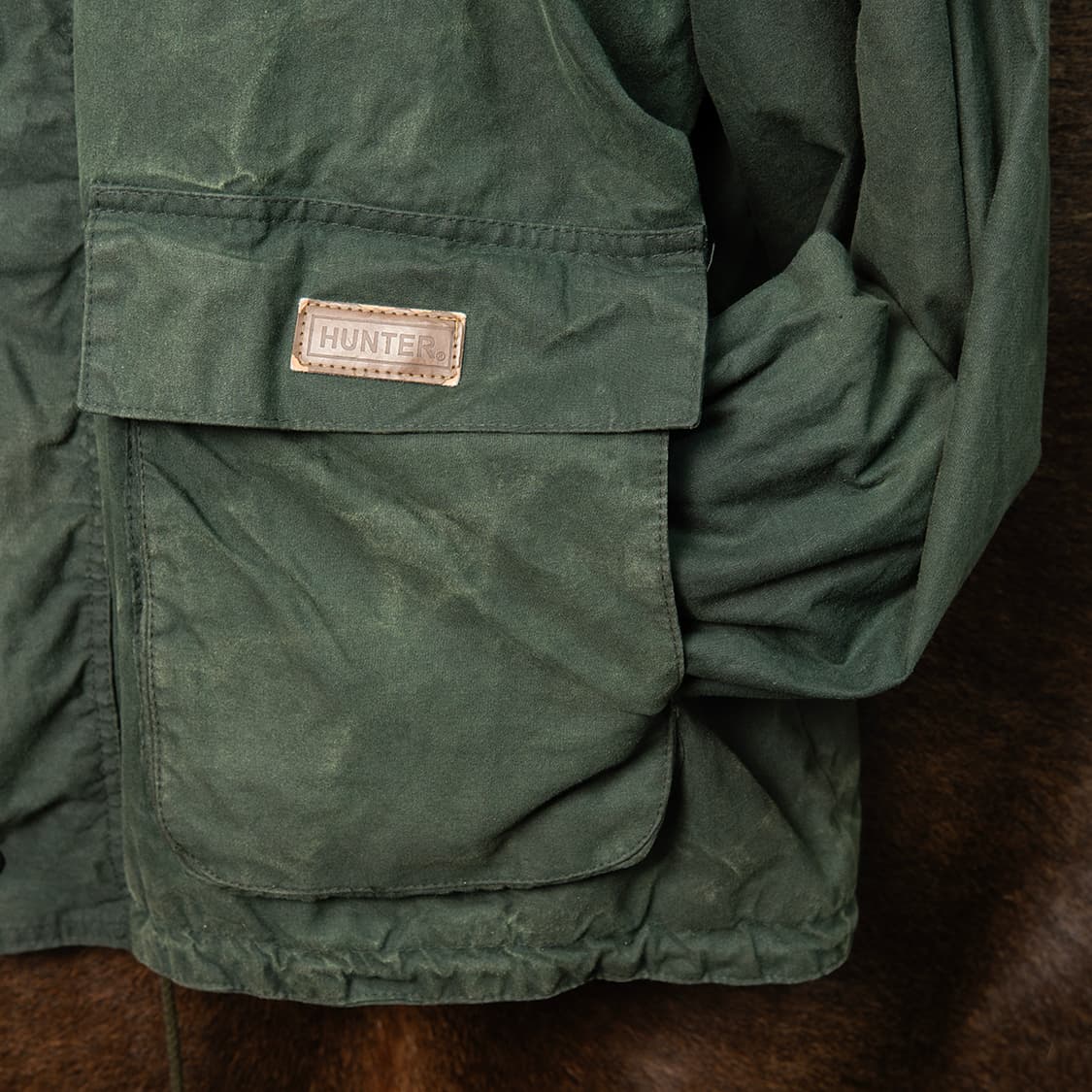 [XXL] 90s HUNTER OUTDOOR 왁스자켓 잉글랜드 메이드  상품이미지5