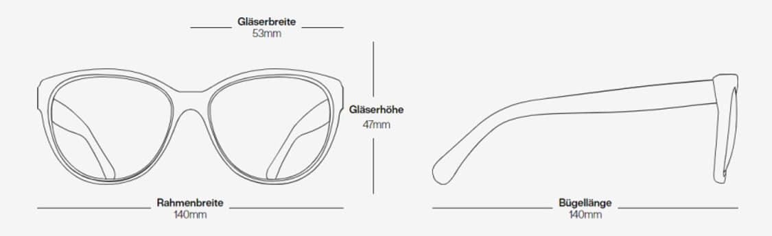샤넬 사이드 로고 뿔테 53사이즈 상품이미지2
