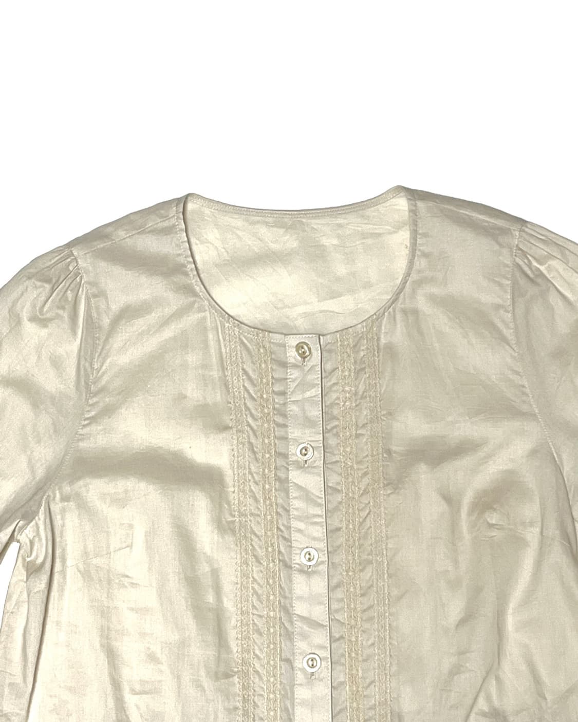 Simple lace blouse 상품이미지3